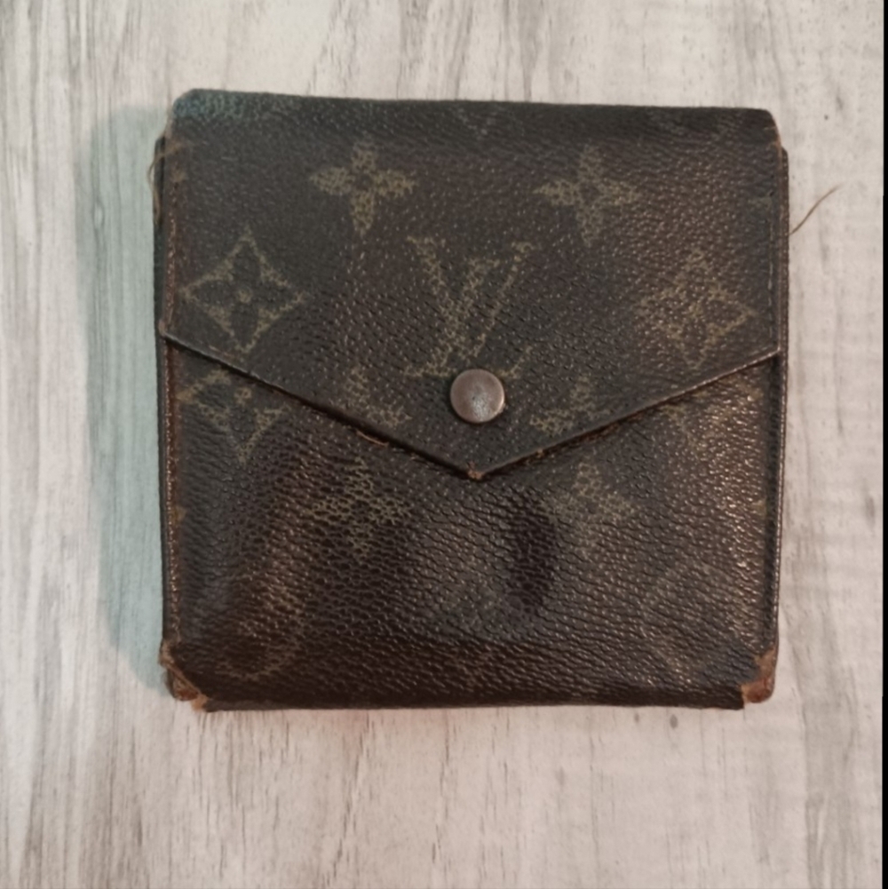 Louis Vuitton W Hook Wallet Monogram Monogram Canvas Authentic